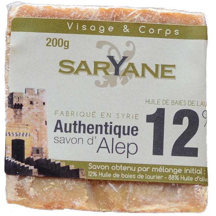 SARYANE mydło aleppo 12% 200g