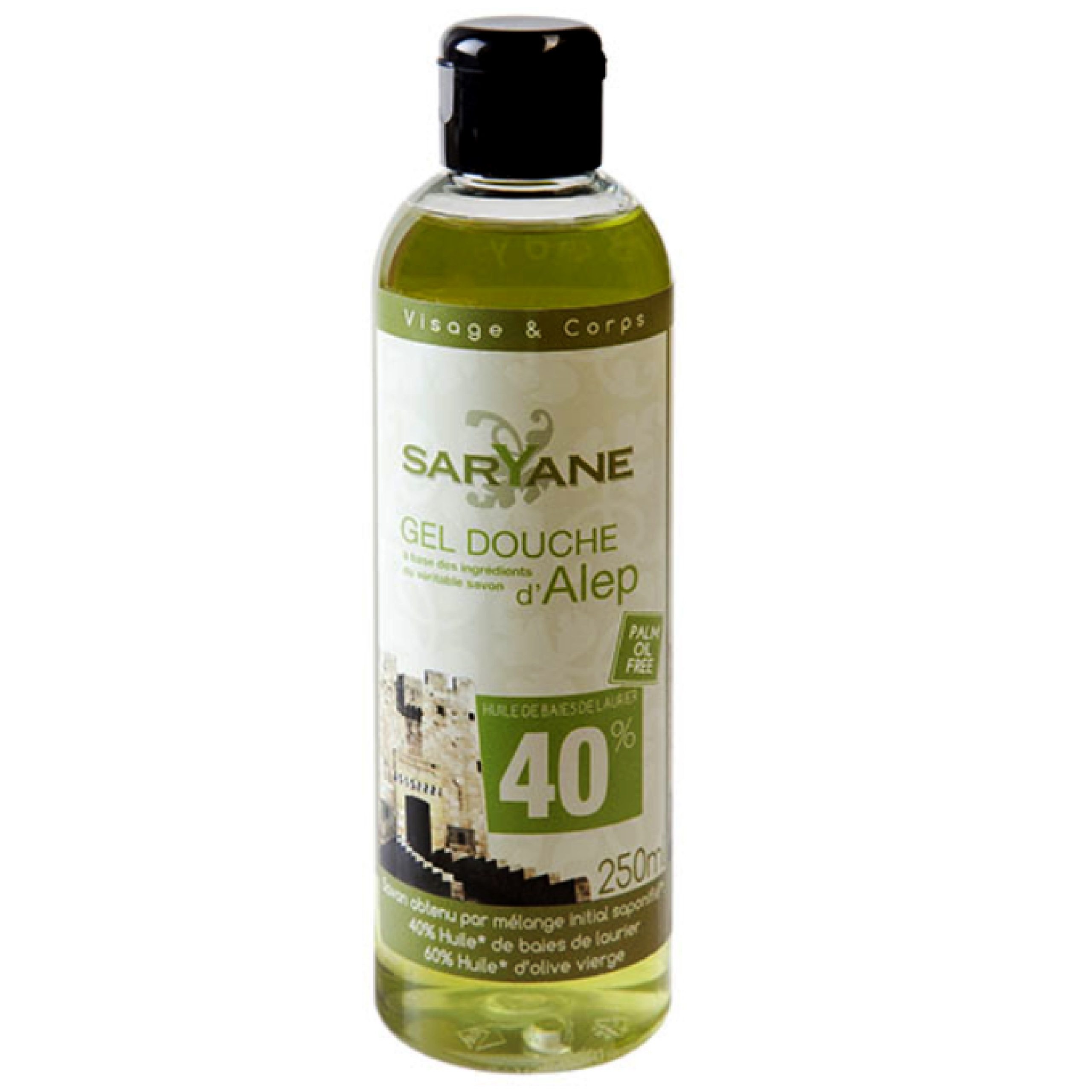SARYANE ŻEL POD PRYSZNIC ALEPPO 40% W PŁYNIE 250ml