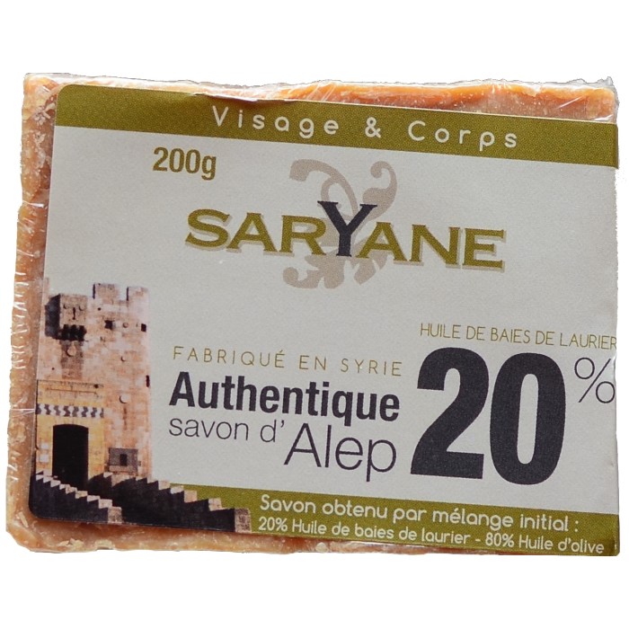 SARYANE Mydło Aleppo 20% 200g