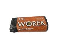 WORKI NA ŚMIECI HDPE 20L/50 CZARNE