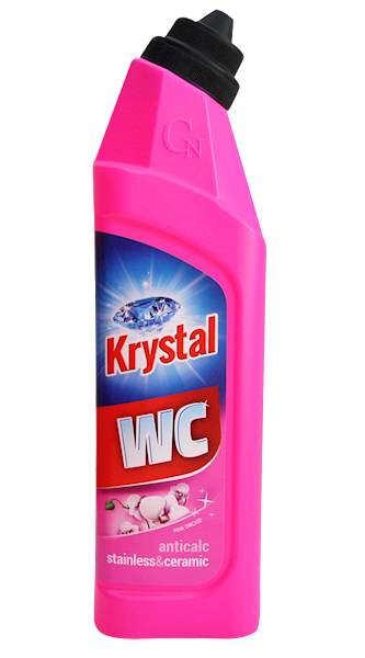 PŁYN DO CZYSZCZENIA TOALET KRYSTAL WC CLEANER RÓŻOWY 750ML