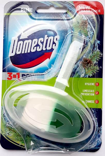 KOSTKA WC DOMESTOS Z KOSZYCZKIEM