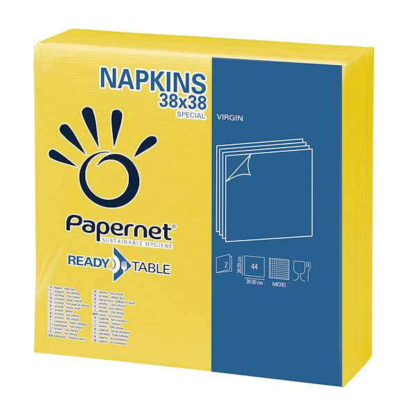 PAPERNET SERWETKI  38 ŻÓŁTE a'44  415217 WYPRZEDAŻ