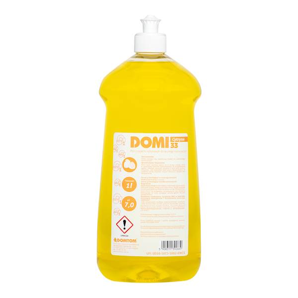 DOMI 33 płyn do naczyń cytrynowy 1L