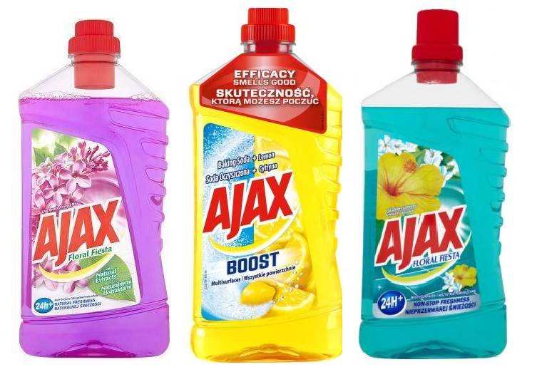 AJAX PŁYN UNIWERSALNY SODA Z CYTRYNĄ 1L