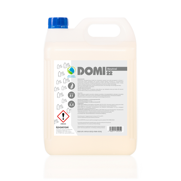 DOMI 22 NEUTRAL delikatne mydło w płynie 5L