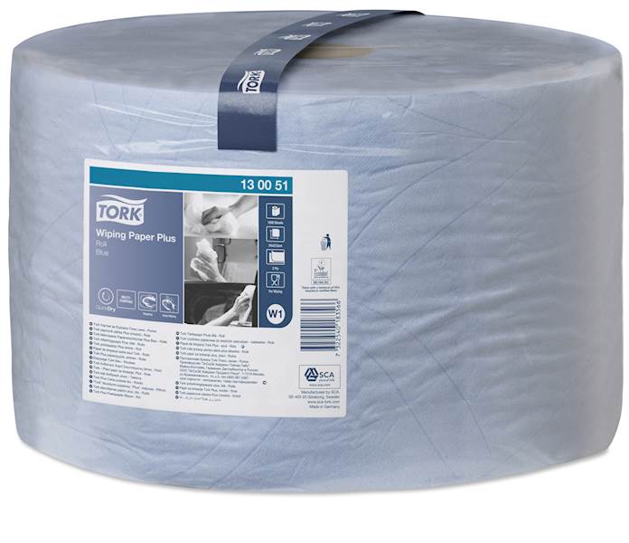 TORK ADV. WIPER 420 BLUE ROLL PERF 130051