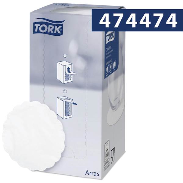 TORK ROZETKA PAPIEROWA BIAŁA a'3000 474474