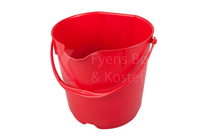 WIADRO 15L FBK 80101 3 CZERWONE