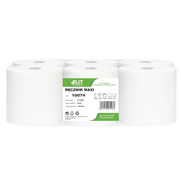 RĘCZNIK MAXI ROLL CELULOZA a'6  ELIT HYGIENICS