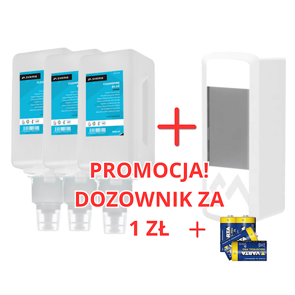 SV ZESTAW MYDŁO BLUE DENALI A 1L Z DOZOWNIKIEM