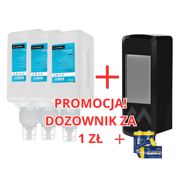 SV ZESTAW MYDŁO BLUE LOGAN A 500ML Z DOZO BLACK