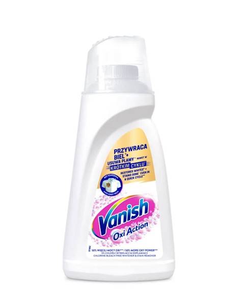 VANISH ODPLAMIACZ OXI ACTION W ŻELU WHITE 1L