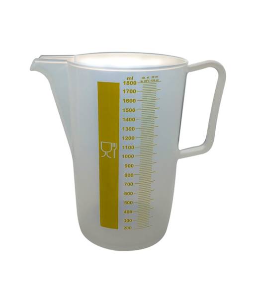 DZBANEK TRANSPARENTNY 1,8 L P2666 4 ŻÓŁTY 