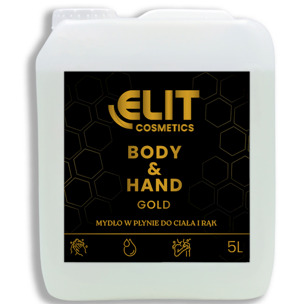ELIT COSMETICS BODY & HAND GOLD 5L 