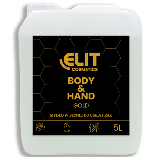 ELIT COSMETICS BODY & HAND GOLD 5L 