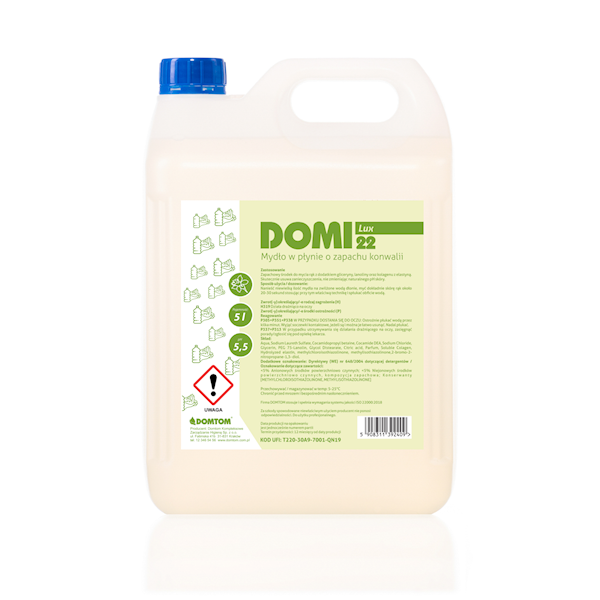 DOMI LUX 22 mydło w płynie 5L