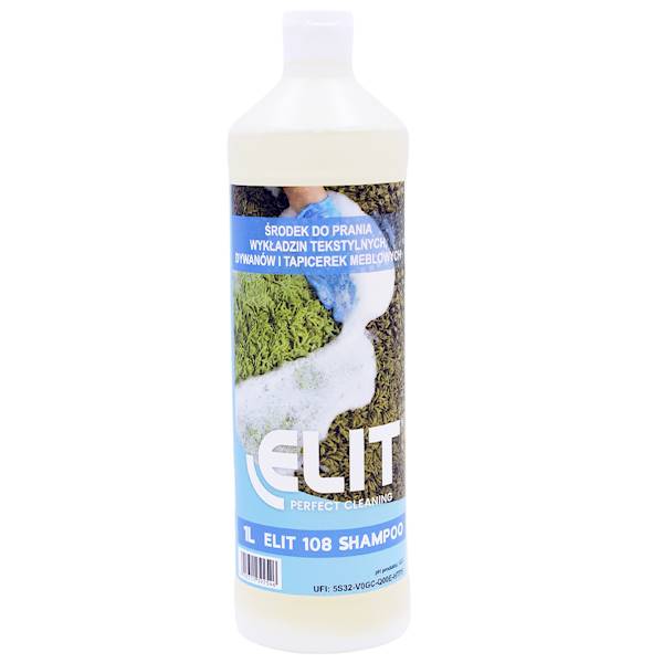 ELIT 108 SHAMPOO ręczne pranie dywanów 1L