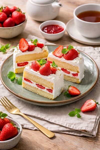 Talerz deserowy do ciasta 16 cm Light Blue