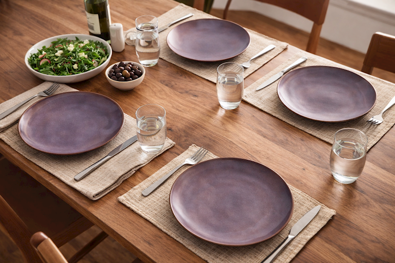 Talerz obiadowy DARK BROWN 27cm