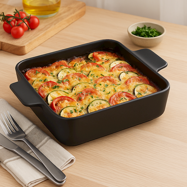 Naczynie żaroodporne czarne lub białe 1500 ml