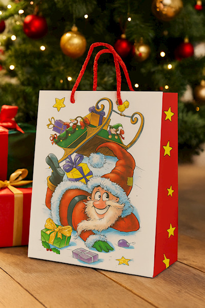 Torebka na prezenty SANTA