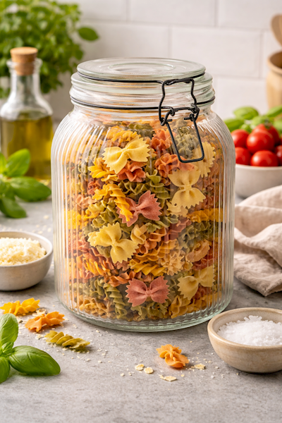 Słój szklany z klamrą 1,9l