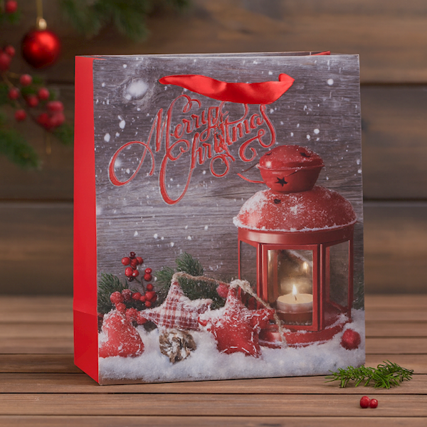 Torebka świąteczna na prezenty 25x20