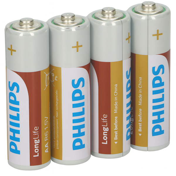 Baterie AAAx4, Philips LongLife R03 4 sztuki