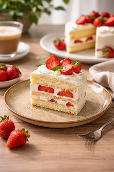 Talerz deserowy do ciasta 16 cm Beige