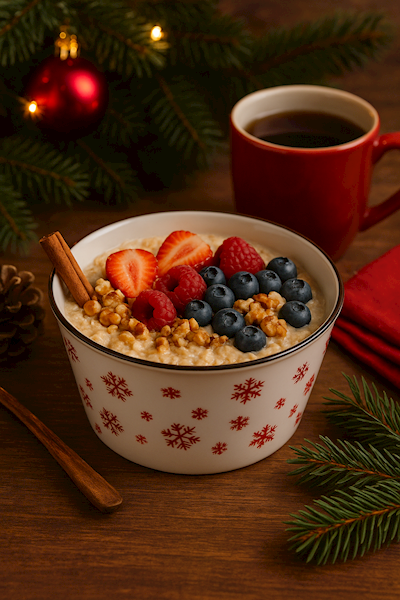 Miska świąteczna 500ml śnieżka renifer