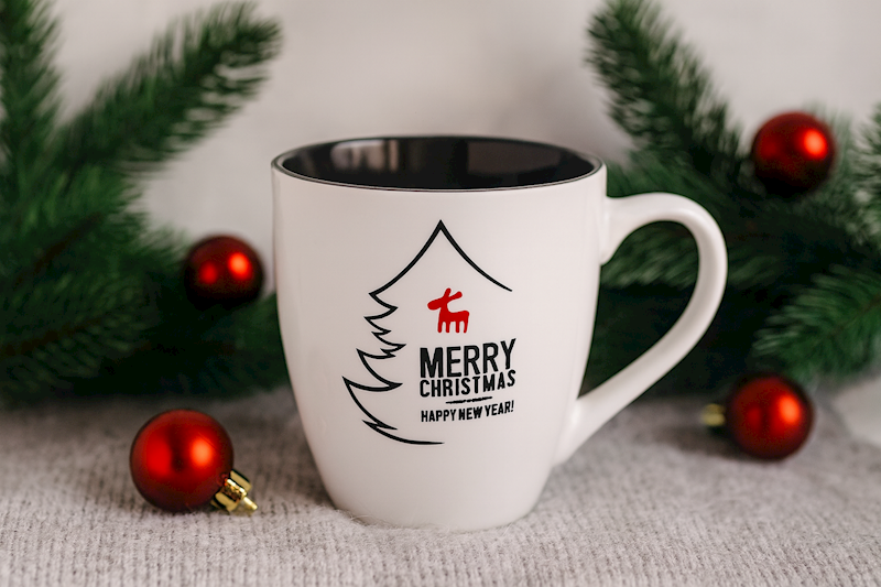 Kubek świąteczny 500 ml kolor w środku