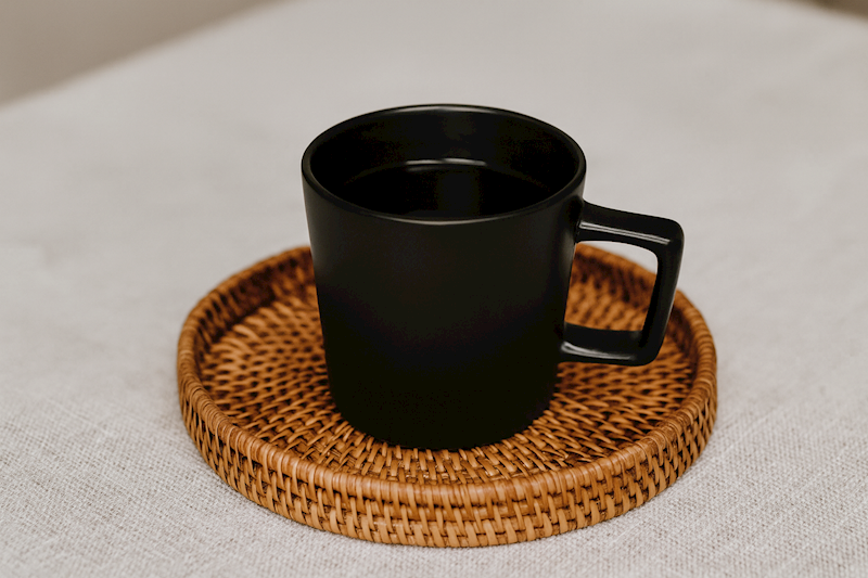 Kubek ceramiczny czarny Black