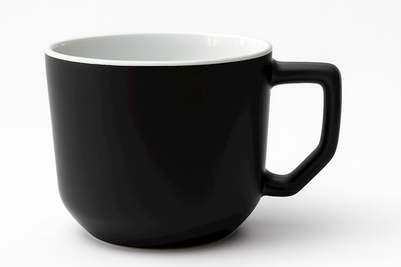 Kubek ceramiczny WHITE BLACK