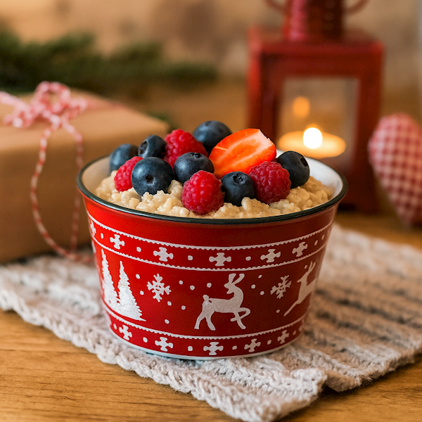 Miska świąteczna 500ml śnieżka renifer