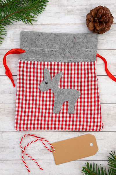 Woreczek do prezentów 18x15 filc