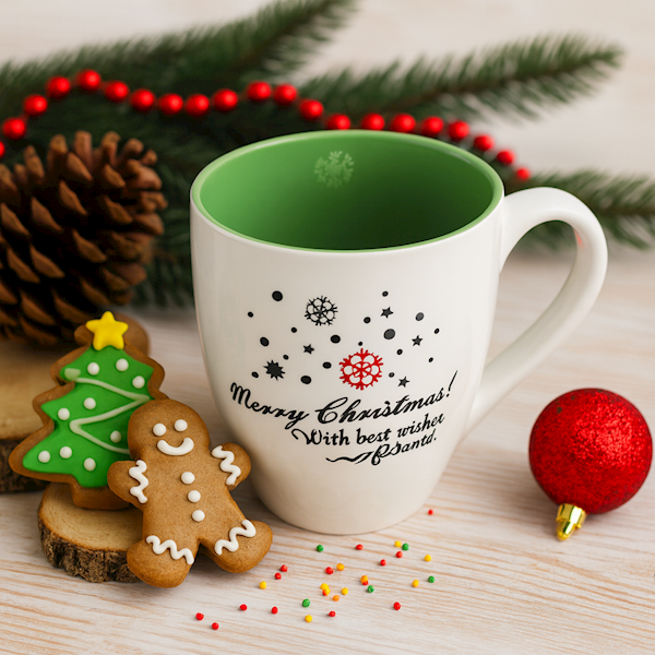 Kubek świąteczny 500 ml kolor w środku