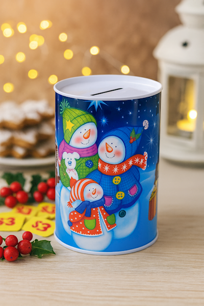 Skarbonka świąteczna Bałwan