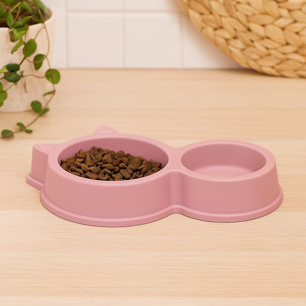 Miska dla kota podwójna 