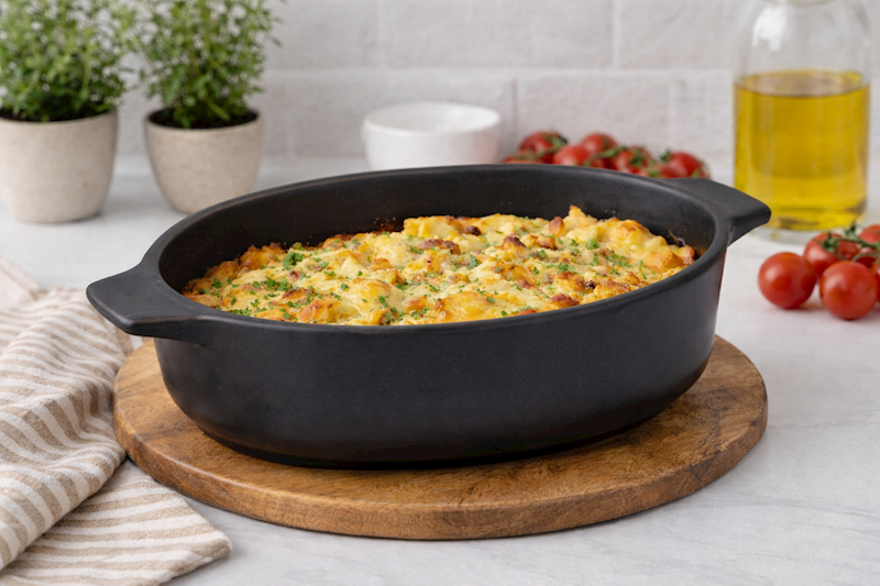 Naczynie żaroodporne czarne lub białe 880ml