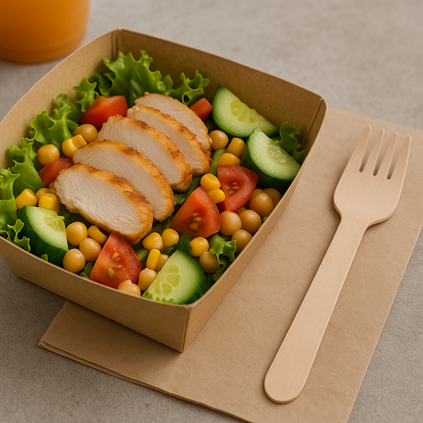 Widelce drewniane 12 sztuk 16cm