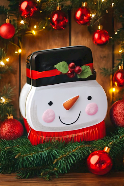 Puszka świąteczna Bałwan