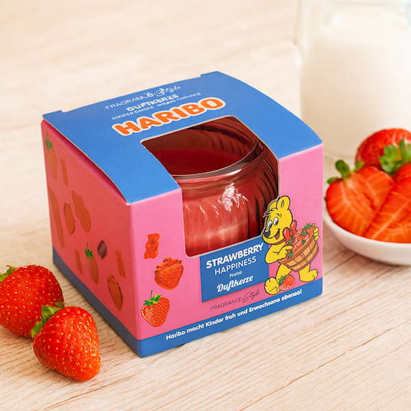 Świeczka haribo Strawberry Happiness