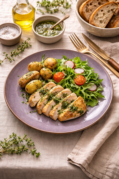 Talerz obiadowy DARK BROWN 27cm