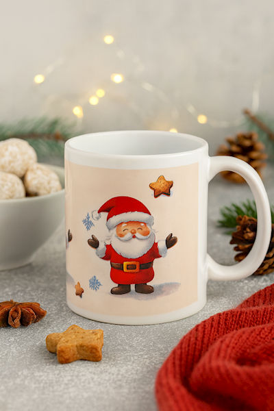 Kubek santa & rudolph 2wzory