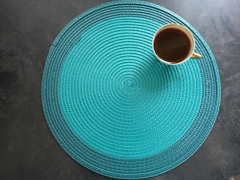 Mata stołowa Bruni TURKUS OKRĄGŁA