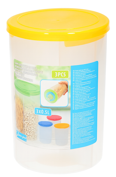 Pojemnik z przegródkami 750ml, 3 w 1