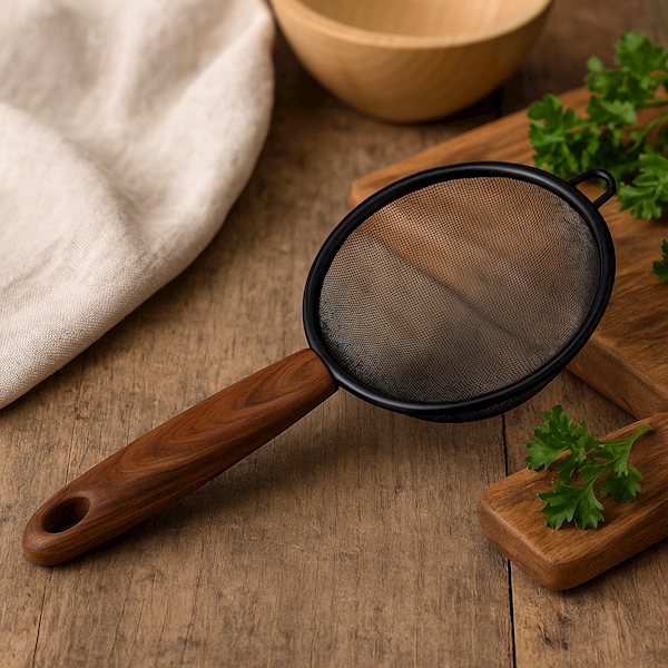 Sitko cedzak z rączką 21,5 cm