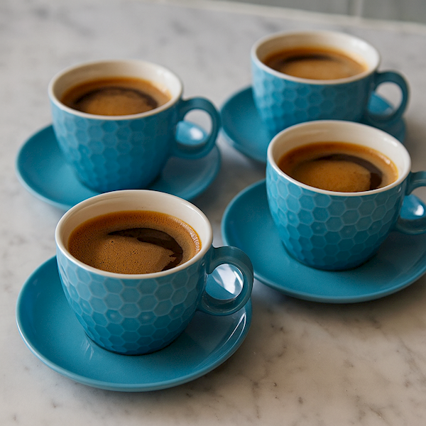 Filiżanki do Espresso 4+4, 90ml