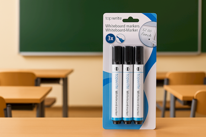 Marker, zestaw markerów do białej tablicy 3 sztuki